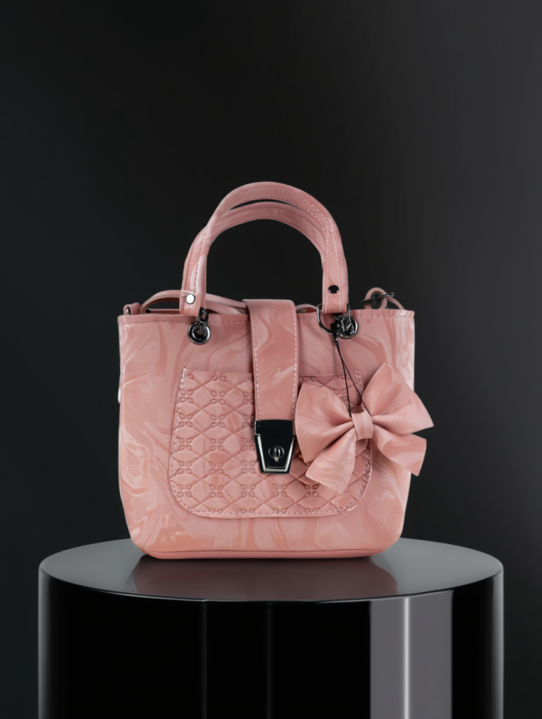 blush bag contrast display