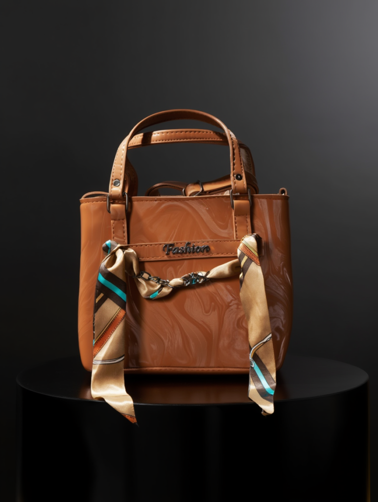 brown bag contrast display